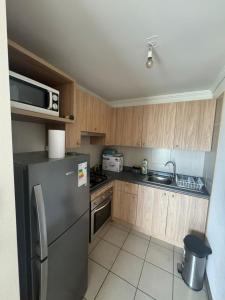 Kuchyň nebo kuchyňský kout v ubytování Viña del mar