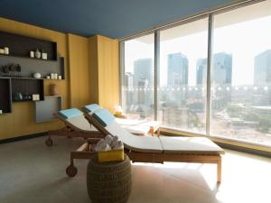 Posezení v ubytování Novotel São Paulo Berrini