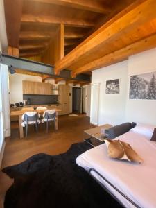 Kuchyň nebo kuchyňský kout v ubytování Maison Poluc - Maison Monte Rosa