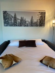 Postel nebo postele na pokoji v ubytování Maison Poluc - Maison Monte Rosa + 26 fotografií