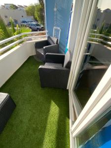 Et opholdsområde på Halászfalu Apartman Green Park + 21 billeder