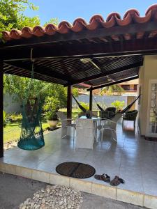 En terrasse eller udendørsområde på Casa do Sonho