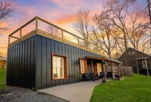 Bygningen som feriehuset ligger i