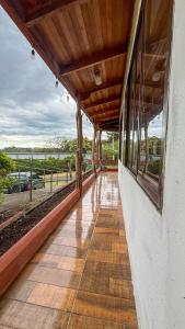 Balkón nebo terasa v ubytování Brumas de Valverde