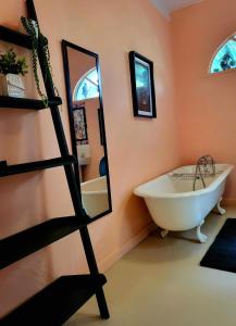 Koupelna v ubytování Villa Olivia