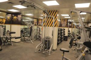 Fitness centrum a/nebo fitness zařízení v ubytování فندق غلاديلاس