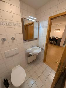 Koupelna v ubytování Ferienwohnung Alpenpanorama