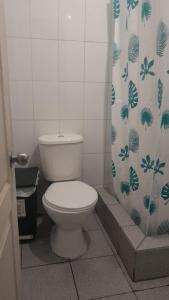 Phòng tắm tại Hostal Nancy