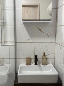 Phòng tắm tại Apartmány U brány