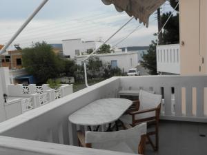 Balkón nebo terasa v ubytování Vasilis Apartments