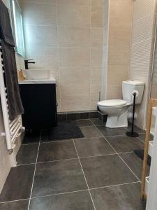 Koupelna v ubytování T2 Luxe 50m2 Porte de Dijon Wifi Fibre Smart TV + 16 fotografií