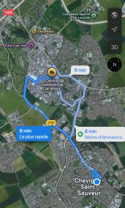 Fotografie z fotogalerie ubytování T2 Luxe 50m2 Porte de Dijon Wifi Fibre Smart TV v destinaci Chevigny-Saint-Sauveur