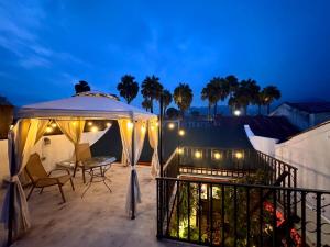 Balkón nebo terasa v ubytování Casa Colonial en el centro de Antigua -Tanque la Union