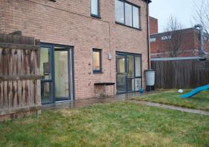 Bygningen som feriehuset ligger i