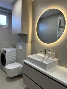 Et badeværelse på Apartman Toma