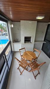 Et opholdsområde på Caiobá AP 150m da areia