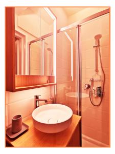 Koupelna v ubytování Casa GALILEO- Antiche Dimore Pisane