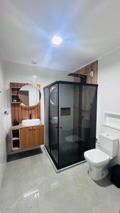 Et badeværelse på Luxury Apart