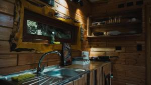 Kuchyň nebo kuchyňský kout v ubytování EntreRios Lodge