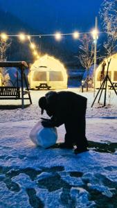 Jecheon J Glamping v zimě