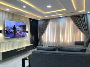 TV/trung tâm giải trí tại Ollies Rez