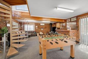Herní místnost v ubytování Retreat at Rhyll