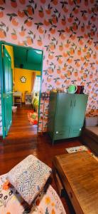 Et opholdsområde på Dar Wafa Riad, Restaurant and Hamam