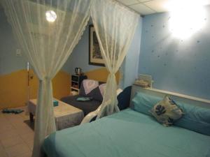 Postel nebo postele na pokoji v ubytování Wangyuku B&B