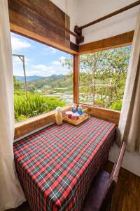 Nespecifikovaný výhled na hory nebo výhled na hory při pohledu z hotelu