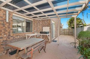 Balkón nebo terasa v ubytování Castions