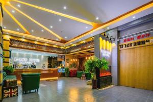 Ο χώρος του λόμπι ή της ρεσεψιόν στο James Joyce Coffetel Xi'an Laochenggen Hongmiaopo Metro Station