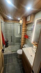 Et badeværelse på The Bear Road