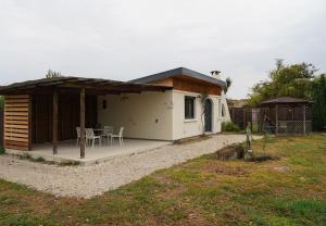 Bygningen som feriehuset ligger i