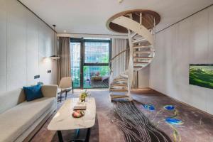 Posezení v ubytování Shenzhen Apex Hotel (Technology Park Branch)