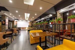 O zonă de relaxare la James Joyce Coffetel Beijing Yizhuang Development Zone Chicheng Times Square