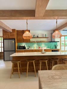 Køkken eller tekøkken på Santi Villa Wat Seree