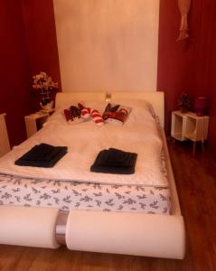 Postel nebo postele na pokoji v ubytování Apartament EWCIA