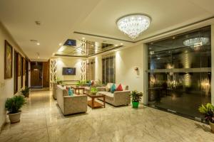 TV a/nebo společenská místnost v ubytování Hotel Aerostay International Airport Delhi