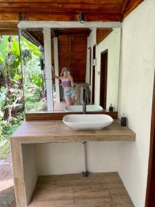 Koupelna v ubytování tarotours accommodation + 41 fotografií