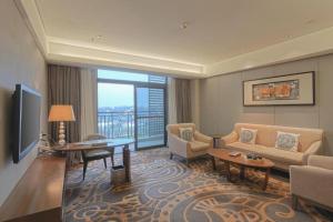 Μια τηλεόραση ή/και κέντρο ψυχαγωγίας στο Wuhan Gleetour Hotel