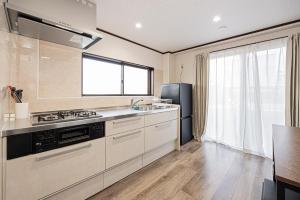 Køkken eller tekøkken på 富士飛鳥