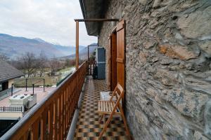 En generel udsigt til bjerge eller udsigt til bjerge taget fra lejligheden