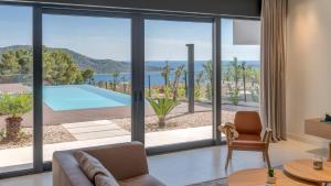 Naturlandskabet i nærheden af villaen