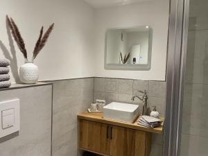 Et badeværelse på Schloss Adolphsburg im Sauerland