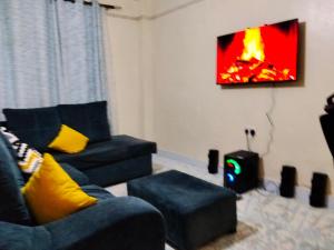 Posezení v ubytování Cozyhub