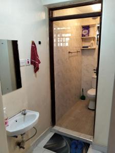 Koupelna v ubytování Cozyhub