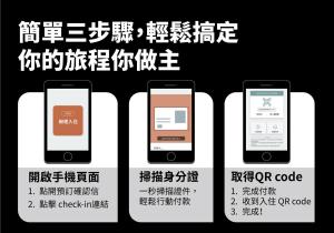 台东台东春秧智能入住旅宿丨近火车站的两部手机,上面写着不同的文字