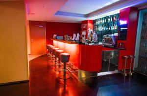 Lounge nebo bar v ubytování Ibercity Wien Schönbrunn