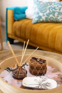 Χώρος καθιστικού στο Beach Front Retreat in Fish Hoek