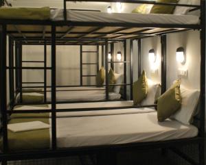 Postel nebo postele na pokoji v ubytování BedHubs